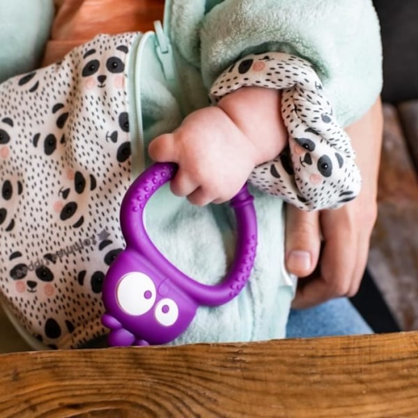 TOMMEE TIPPEE Kalani sensorisk bitring för bebisar, små, 3m+ flera olika