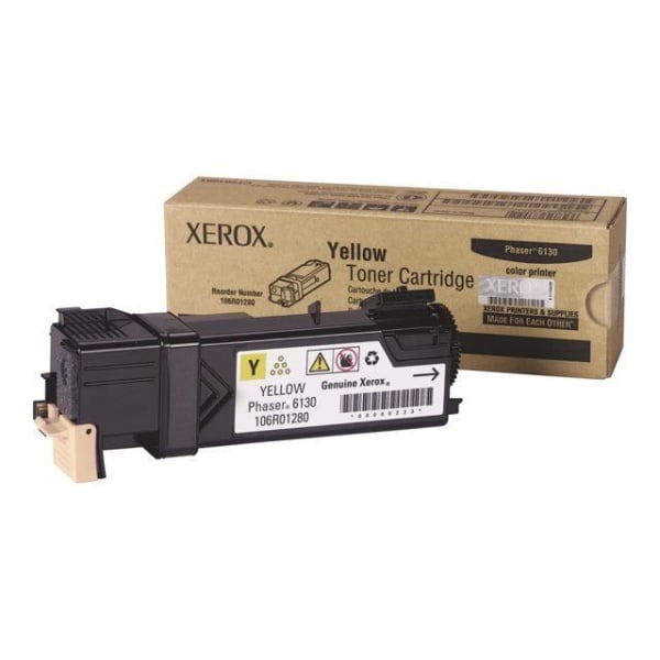 XEROX Phaser 6130 tonerkassett - gul - 1900 sidor - paket med 1
