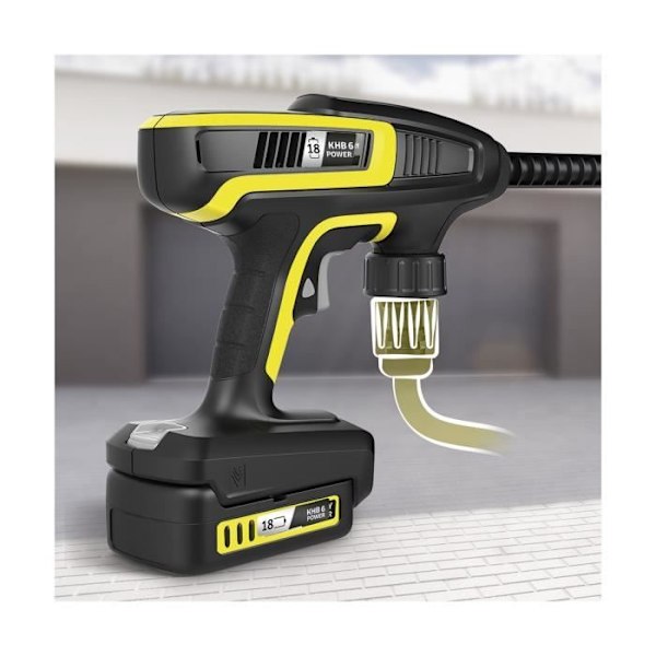 Smoby - Karcher Barnleksak - Rengöringspistol - Från 3 år Svart och gult