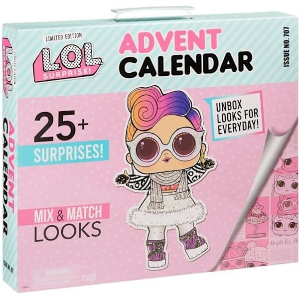 Adventskalender - ZAPF CREATION - 586951EUC - 25 överraskningar - Både för pojkar och flickor - Från 4 år