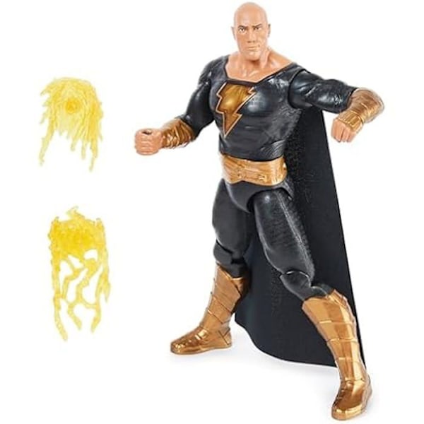 Figuriini - DC - Musta Adam - 30 cm - Valot ja äänet - Räjähtävä nyrkki Svart Adam Deluxe