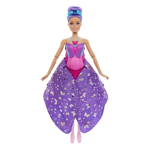 Barbie-From Dancer to Butterfly-Doll transformation 2 in 1 HXJ10 Flerfärgad