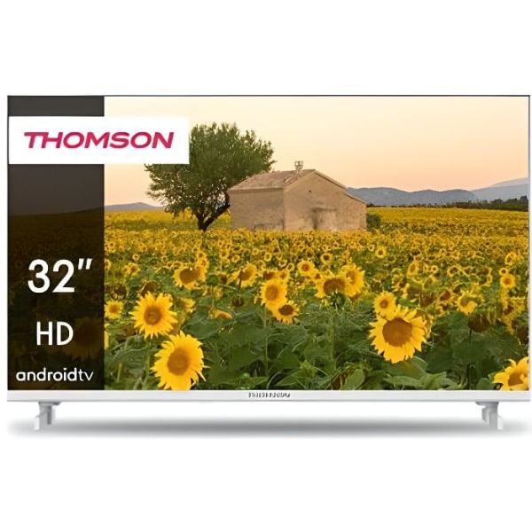 Thomson 32'' (81 cm) Smart HD LED-TV Vit Android - 32HA2S13W - Netflix, Prime Video, Disney+