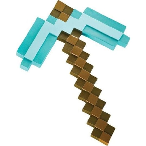 Cosplay - MINECRAFT PIOCHE - Mærke Half Moon Bay Bbq - Farve(r) Brun og blå - Hovedfarve Hvid Brunt och blått