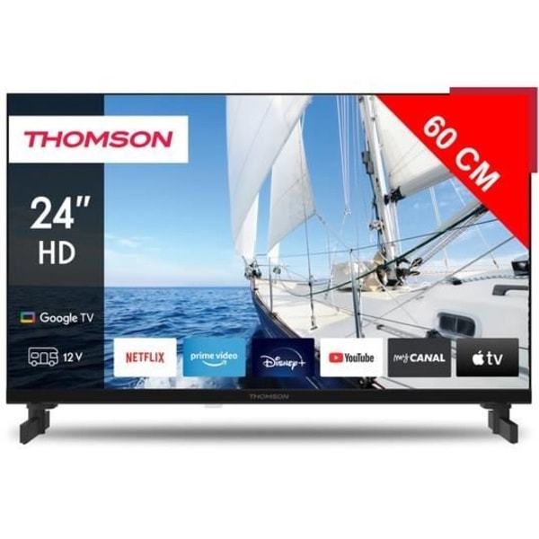 THOMSON LED-TV 60 cm 24HG2S14C - Google TV - 12 Volt