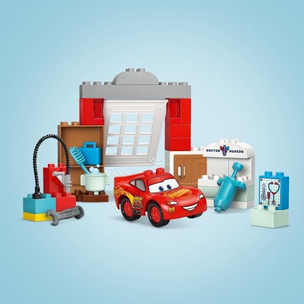 LEGO DUPLO Disney och Pixar Bilar 10456 Mcqueens besök i Docs garage - Spel 2 år Flerfärgad
