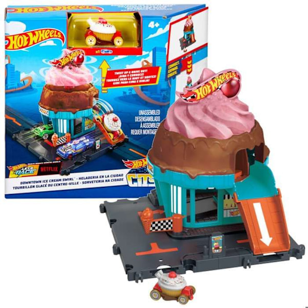 Hot Wheels City Set Glacier + fordon