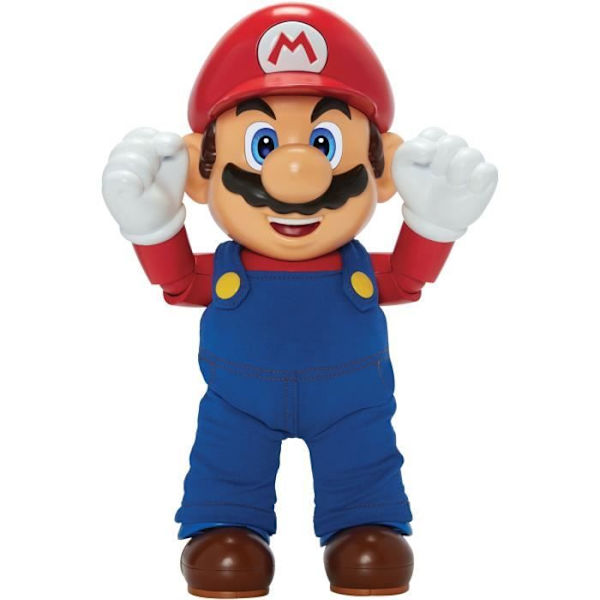Mario elektronisk figur - JAKKS PACIFIC - 491165 - Barn - 13 artikulationspunkter - Musik FJA0192995404304
