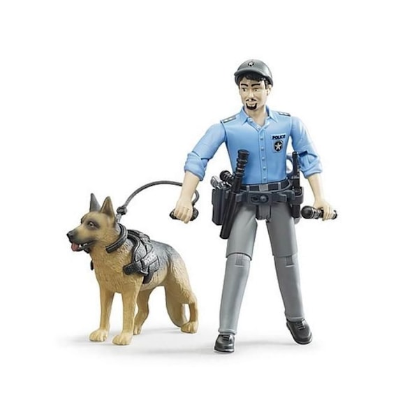 Poliisilaatikkosetti koiran kanssa - Bruder - 62150 - Lasten lelu - Sisustus - 3 vuotta ja vanhemmat