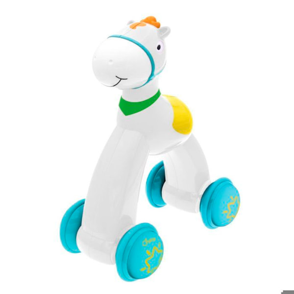Herätyspelit - Chicco - Push&Go - Valkoinen - 12 kuukautta - Unisex vit/grön/gul/blå