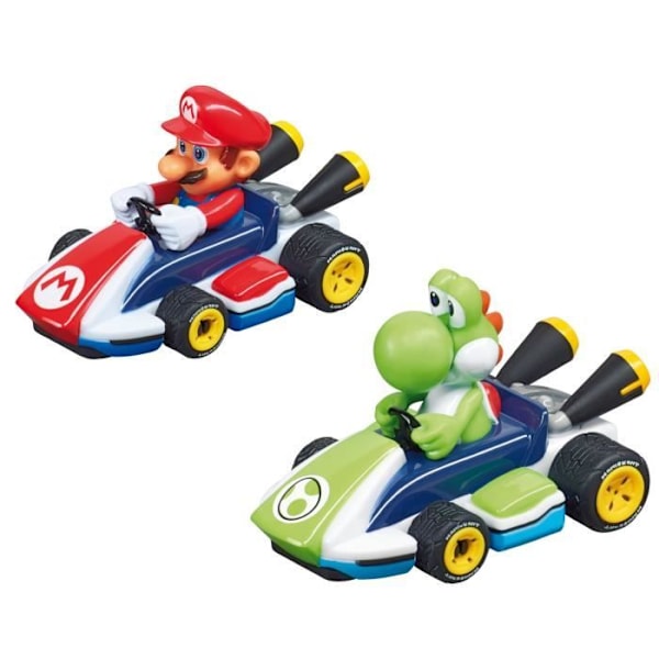 Mario Kart Circuit - CARRERA-TOYS - Täydellinen laatikkosarja, jossa on 2 kauko-ohjattavaa autoa ja ohjaimia Flerfärgad