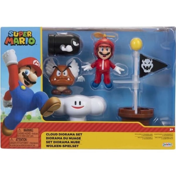 MARIOBROS-figurer - I lufttemalåda - Mario, Goomba och Bill FJA0192995401990