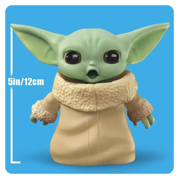 12,5 cm Mixin' Moods Grogu-figur, 20+ anpassningsbara uttryck, Star Wars-leksaker för flickor och pojkar från 4 år och uppåt Flerfärgad