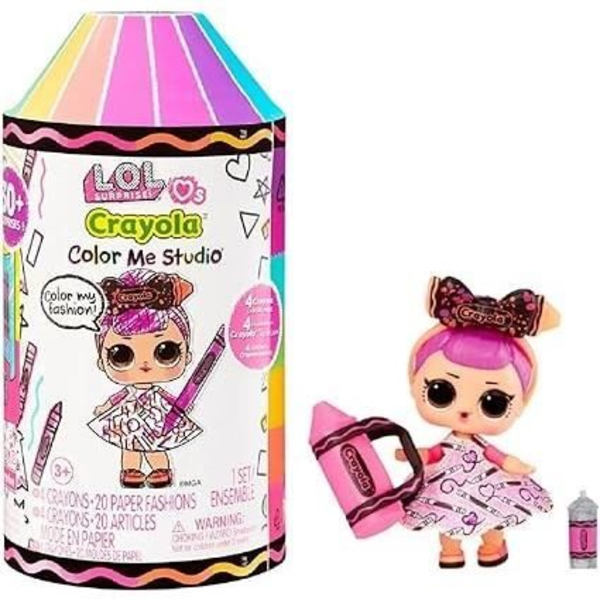 LOL. Surprise Loves CRAYOLA Color Me Studio Asst PDQ:ssa Rosa