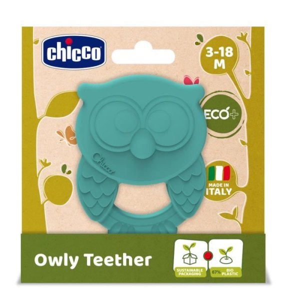 CHICCO Teether - Pöllö Flerfärgad
