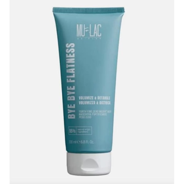 Mulac BYE BYE FLATNESS Volymmask Nollviktsstärkande mask 200 ml Vegansk