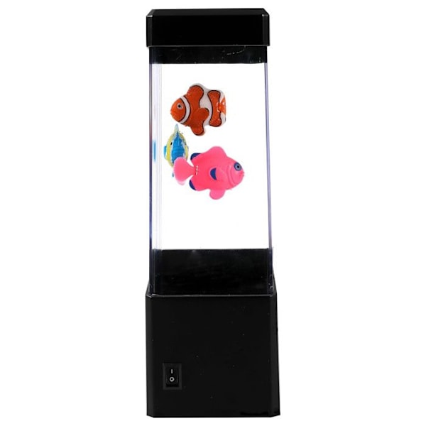 I-TOTAL® - Lampa Bubble Fish med fyrkantig fisk Blå