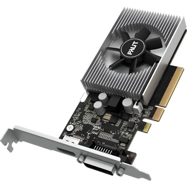 Palit GeForce GTX 10 Series GT 1030 Grafikkort GF GT 1030 2GB DDR4 PCIe 3.0 x4 DVI, HDMI