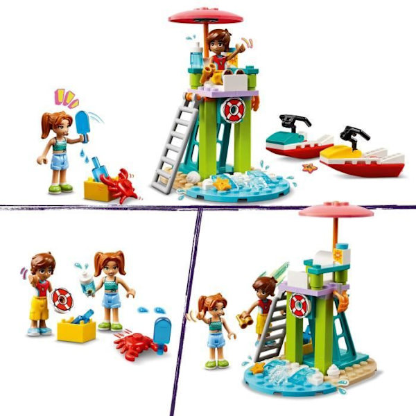 LEGO® Friends 42623 Beach Jet Ski - Sisältää hengenpelastajan - Lasten opetuslelun Flerfärgad