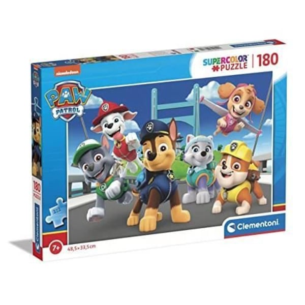 Pussel - CLEMENTONI - PAW PATROL SUPERCOLOR PAT'PATROUILLE - 180 bitar - Flerfärgad - Blå - från 7 år och uppåt Flerfärgad