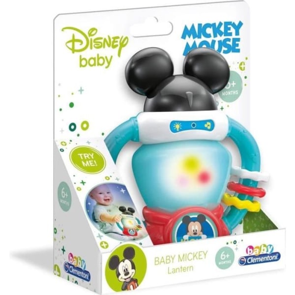 Interaktiv leksak - CLEMENTONI - Disney Mickey Lantern - För spädbarn från 6 månader och uppåt - Med melodier