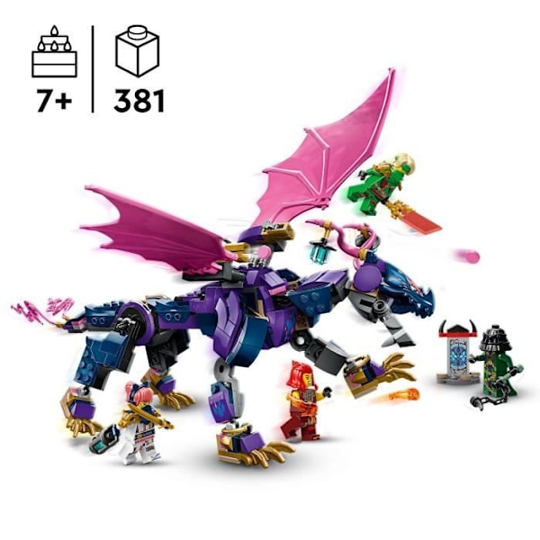LEGO NINJAGO 71842 Rontu Dragen Mester - Byggesæt til drenge fra 7 år Flerfärgad