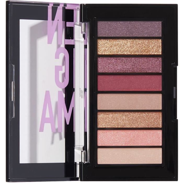 Ögonskugga - Revlon - N°920 Enigma - 8 matchande färger - Hållbarhet 24h - Kompakt 8 samordnade färger