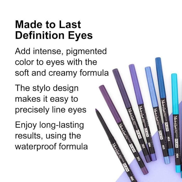 PUPA MADE TO LAST DEF.EYES Silmäkynä Sähkösininen Elektrisk blå