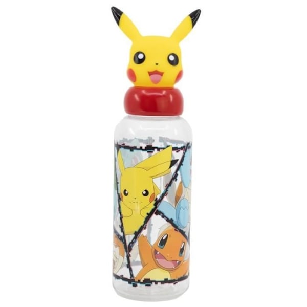 Vesipullo - STOR - Pokémon Pikachu - 3D - Valkoinen - Lapsi - Sekoitettu - 500 ml