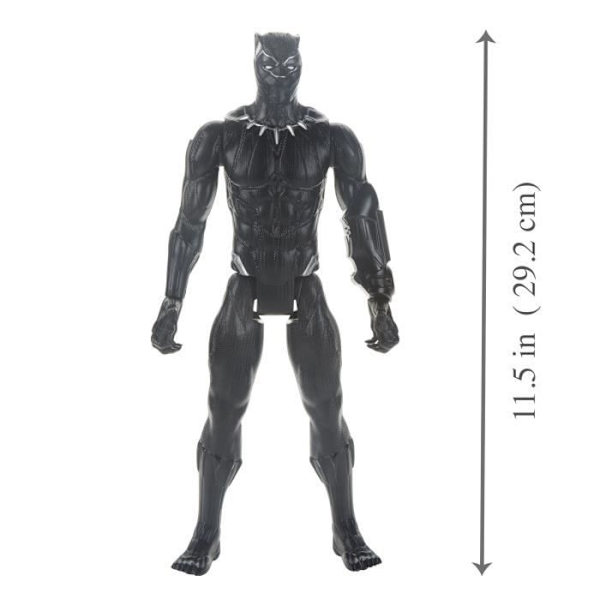 Marvel Avengers Endgame - Titan Black Panther Figur - 30 cm Svart panter