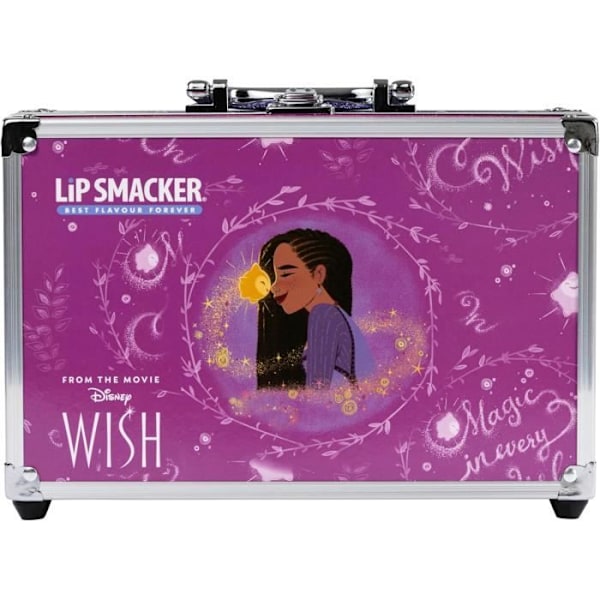 Makeupväska - Lip Smacker - Wish - 50 delar - Färgpaletter - Inkluderade tillbehör Färgrik variation för läppar och an