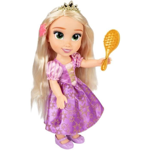 DISNEY PRINCESSES - Musikaali Rapunzel-nukke - 38 cm - JAKKS - 480456 lila och gul