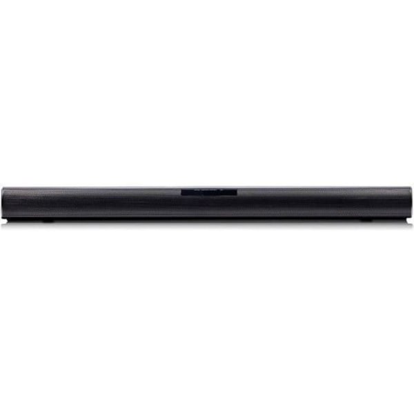 LG SQC1 soundbar med subwoofer i svart med 160 W effekt och 2.1 kanaler, USB, optisk och Bluetooth 4.0 anslutningar,