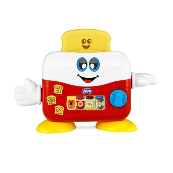 Chicco 00009224000000 - KVM SWITCH - Mr Toast, elektroninen leivänpaahdin valoilla ja melodioilla