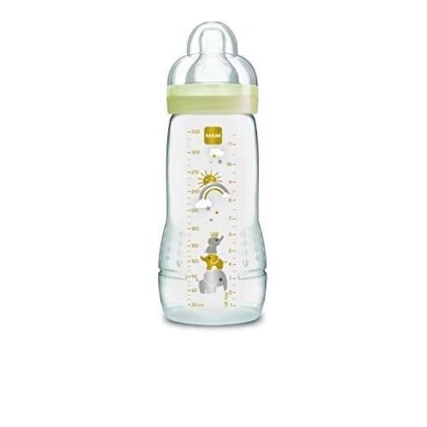 Ergonomisk MAM Easy Active nappflaska med skinnmjuk silikonnapp, storlek 3 snabbflöde