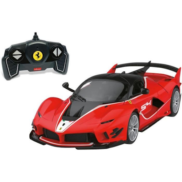 Ferrari FXX K Evo radio-ohjattu auto koottavaksi - Mondo Motors - mittakaava 1:18 röd/svart/vit