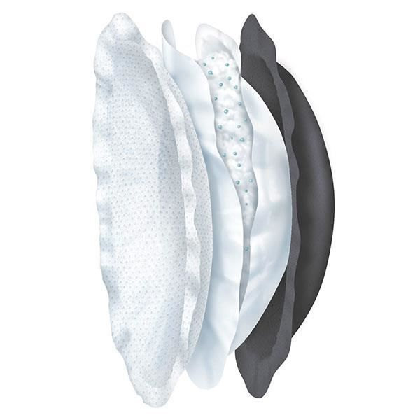 Chicco Breastfeeding Anti-Bacterial Pad Sort 60 enheder Svart