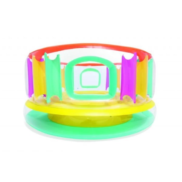 Udendørs legetøj - Oppustelig trampolin - BounceJam Up In Over - D. 180 cm x H. 86 cm Transparent