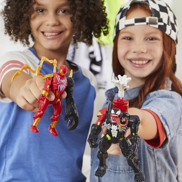 MixMashers Venom Deluxe, 12 cm tilpasselig figur, som kan blandes og kombineres med tilbehør, Marvel, fra 4 år. Flerfärgad