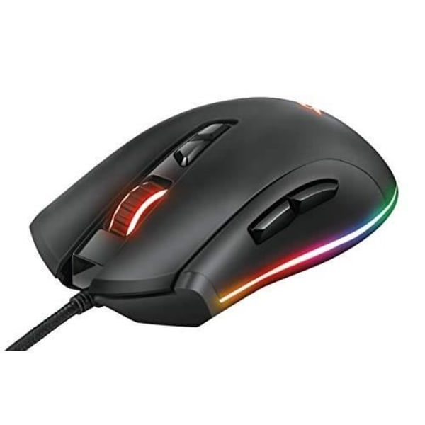 Trust Gaming GXT 900 Kudos Gaming Mouse RGB, 100-15000 dpi, 7 knappar - svart 23400