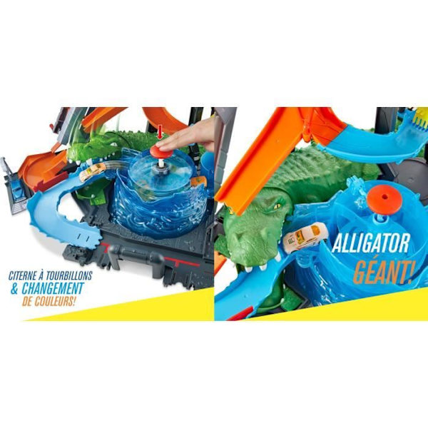 Hot Wheels Circuit - Ultimate Car Wash - Color Shifters Fordon ingår - Pojke - 4 år och uppåt -
