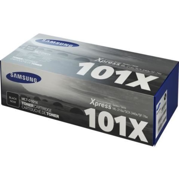 Samsung MLT-D101X svart tonerkassett (SU706A) för ML-2160 / ML-2162 / ML-2165 / Ml-2165W / ML-2168 SCX-3400 / SCX-3400F / SCX-3405 / SCX-340