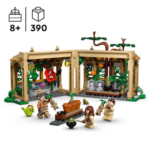 LEGO Harry Potter 76445 Hogwarts Slott: Botanikkurs - Leker for jenter 8 år