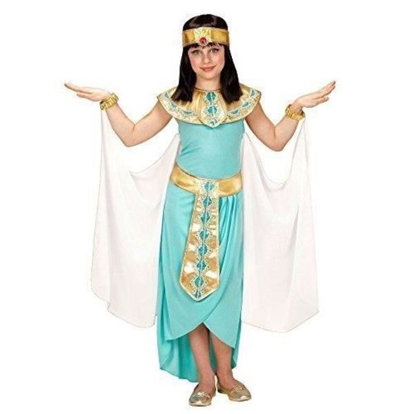 Lasten asu - WIDMANN - Egyptin kuningatar - Mekko ja vyö - Koko 128 cm - Mukana tarvikkeet