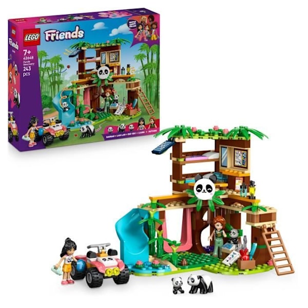 LEGO Friends 42648 Pandatemplet - Byggsats för tjejer från 7 år