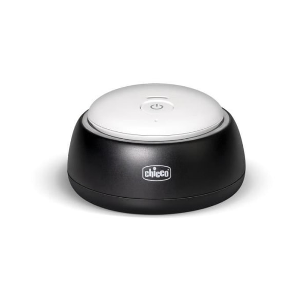 Audio DECT babyalarm - CHICCO - Hvid - 10 lydniveauer - Nulemissionsbølger sort