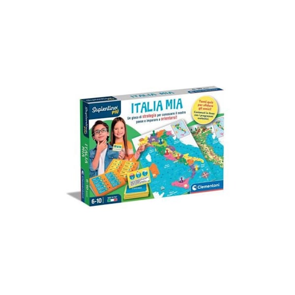 Uddannelsesspil geografi - CLEMENTONI - Sapientino Più - Italien - Quiz og forløb Flerfärgad