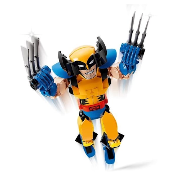 LEGO® Marvel 76257 Järv minifigur med klor X-Men byggleksak Flerfärgad