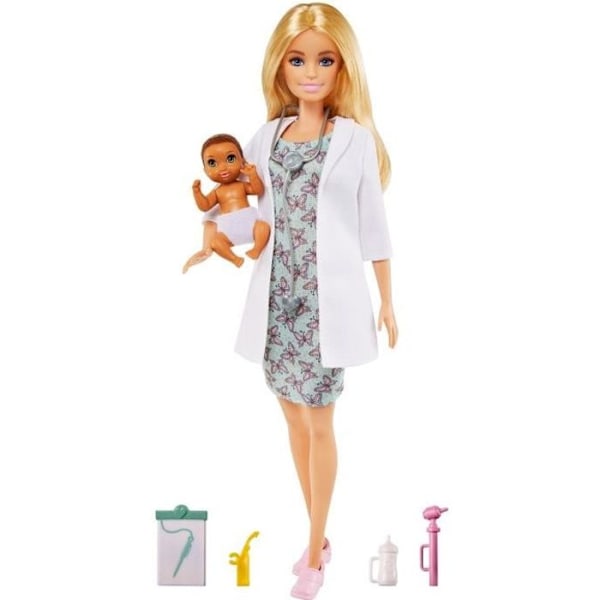 Barbie - Barbie Barnläkare och Accessoarer - Modedocka - Från 3 år Flerfärgad