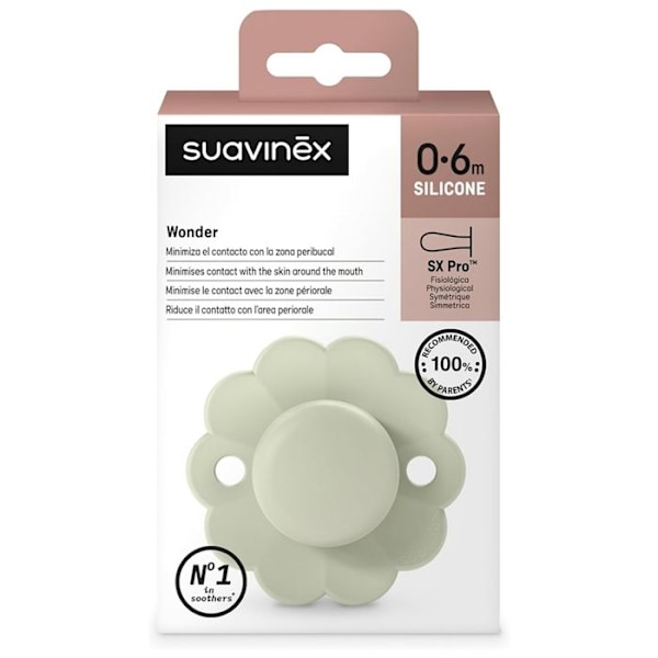 Suavinex, Wonder, Käännettävä pacifier SXPRO 0/6 kuukautta Wonder - Illusion sininen